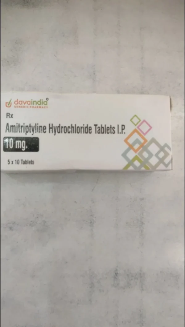 Amitriptyline Hydrochloride Tablets I.P.  10 mg.