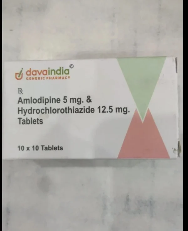Amlodipine 5 mg. & Hydrochlorothiazide 12.5 mg. Tablets