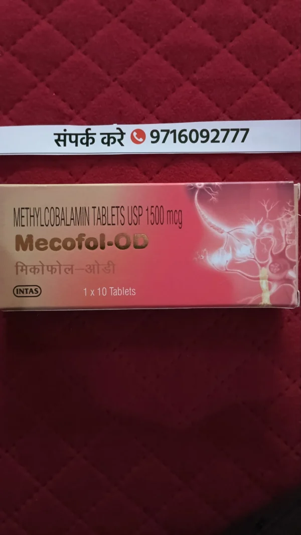 METHYLCOBALAMIN TABLETS USP 1500 mcg
Mecofol-OD