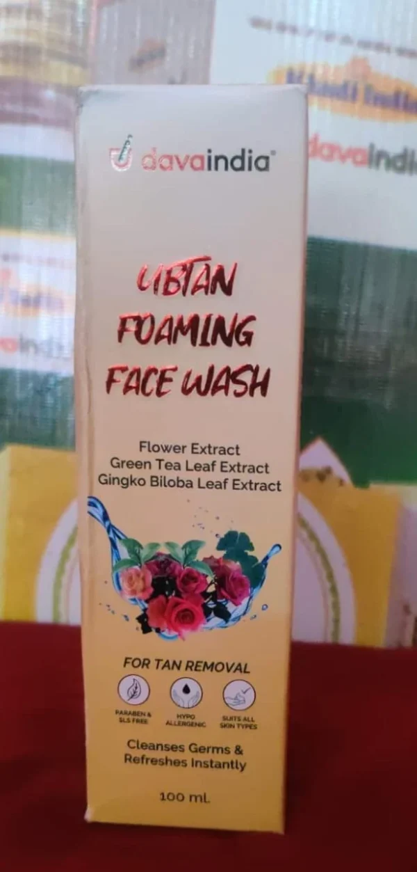 Ubtan foaming facewash 100ml
