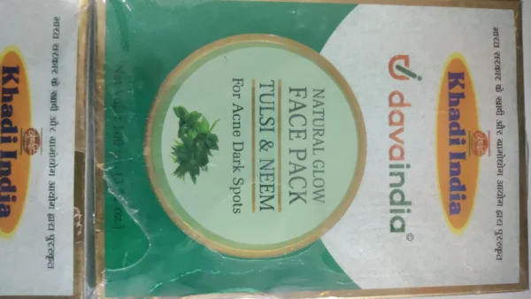 Face Pack Tulsi and Neem (Khadi Davaindia) (100 gms)