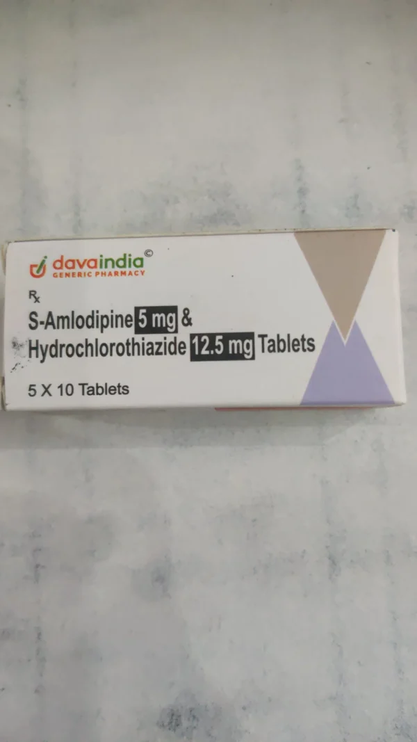 S-Amlodipine 5 mg & Hydrochlorothiazide 12.5 mg Tablets