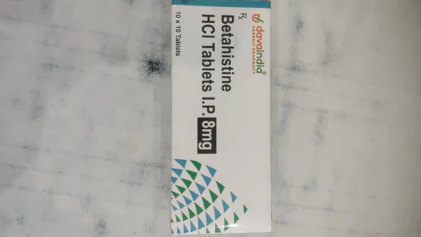 Betahistine Hydrochloride Tablets IP 8 mg