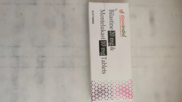 Bilastine 20 mg & Montelukast 10 mg Tablets
