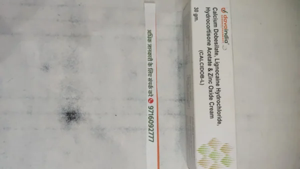 Calcium Dobesilate, Lignocaine Hydrochloride, Hydrocortisone Acetate & Zinc Oxide Cream