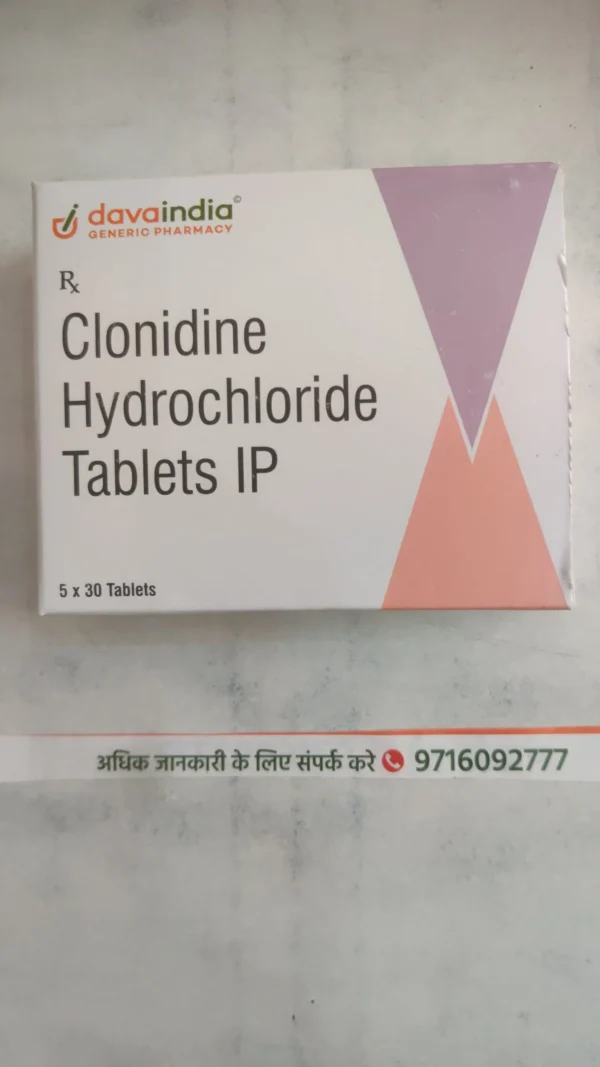 Clonidine Hydrochloride 100mcg Tablets IP