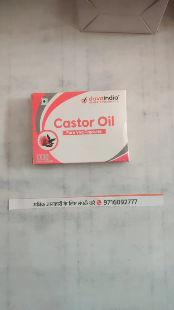 Castor Oil  Pure Veg Capsules