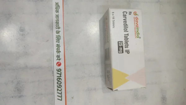 Carvedilol Tablets IP 25 mg