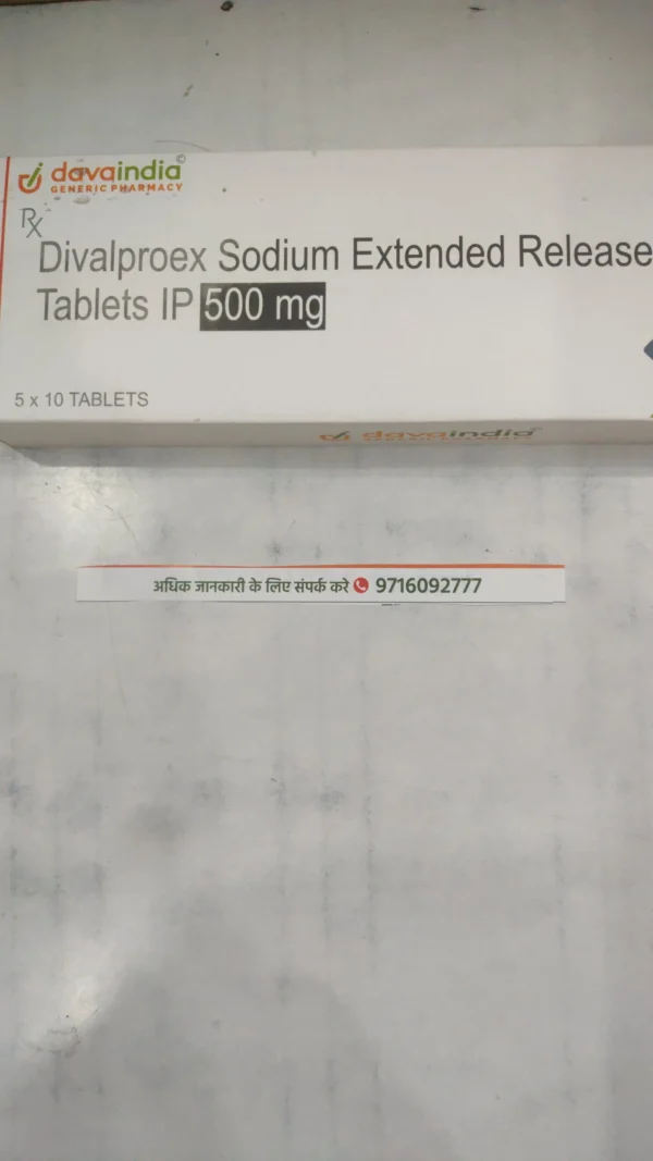Divalproex Sodium Extended Release Tablets IP 500 mg