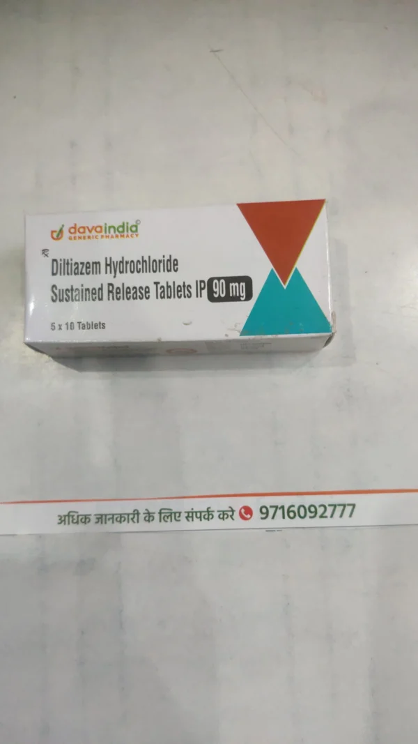 Diltiazem Hydrochloride Tablets IP 90 mg