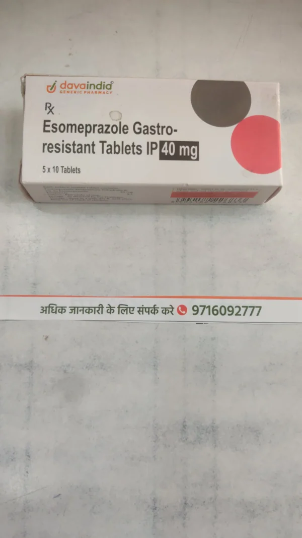 Esomeprazole Gastro- resistant Tablets IP 40 mg