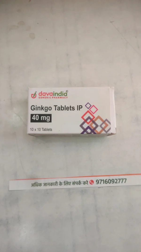 Ginkgo Tablets IP  40 mg