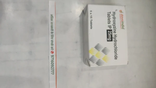 Hydroxyzine Hydrochloride Tablets IP 25mg