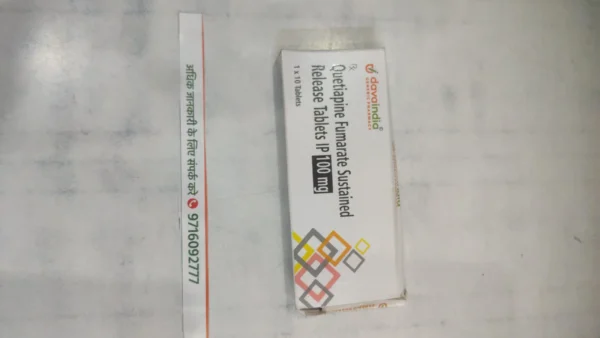 Quetiapine Fumarate Sustained Release Tablets IP 100 mg
