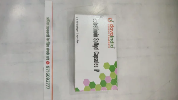 Isotretinoin Softgel Capsules IP 20mg
