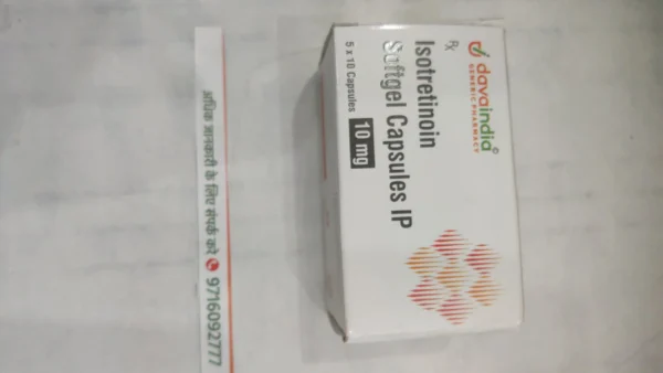 Isotretinoin Softgel Capsules IP 10 MG