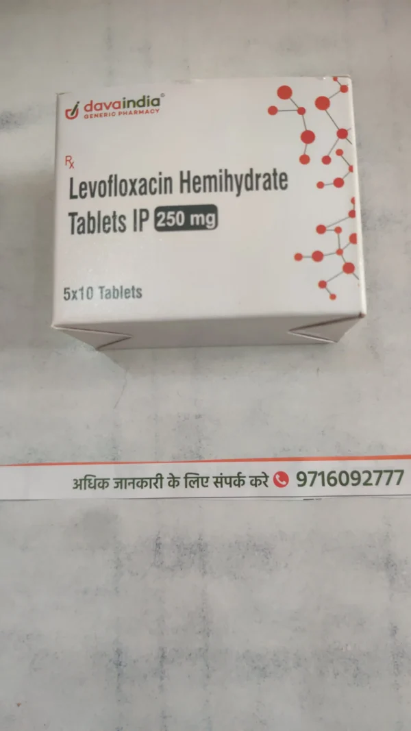 Levofloxacin Hemihydrate Tablets IP 250 mg