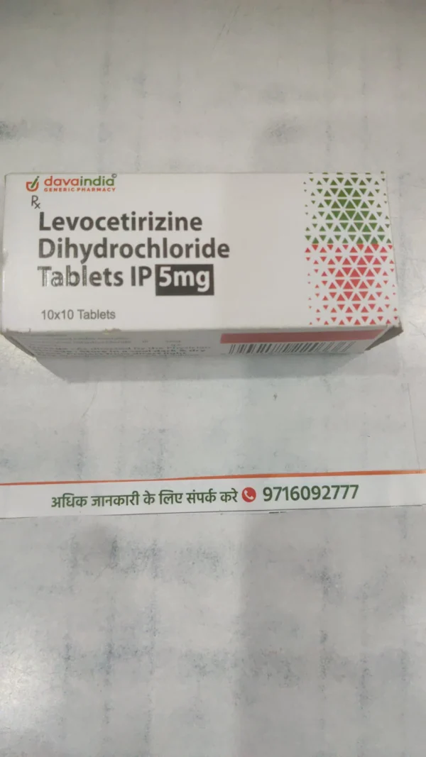 Levocetirizine Dihydrochloride Tablets IP 5mg