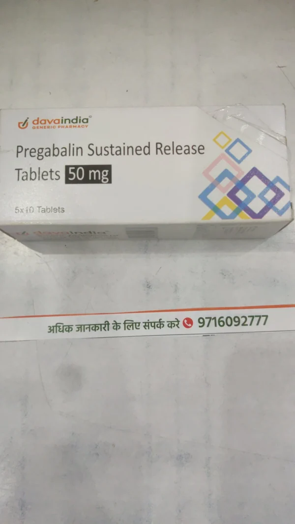 Pregabalin Sustained Release Tablets  50 mg
