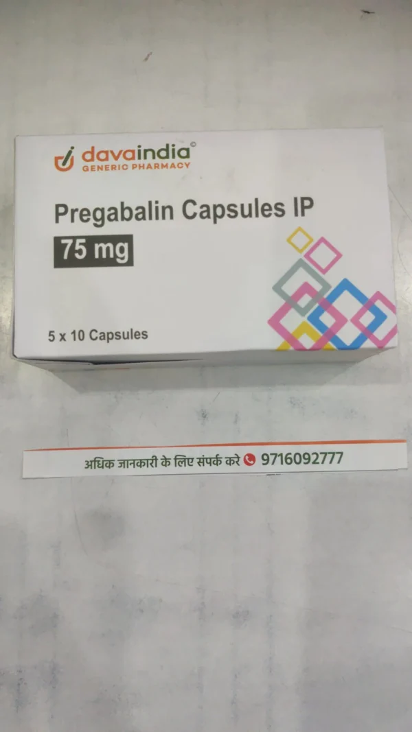 Pregabalin Capsules IP  75 mg