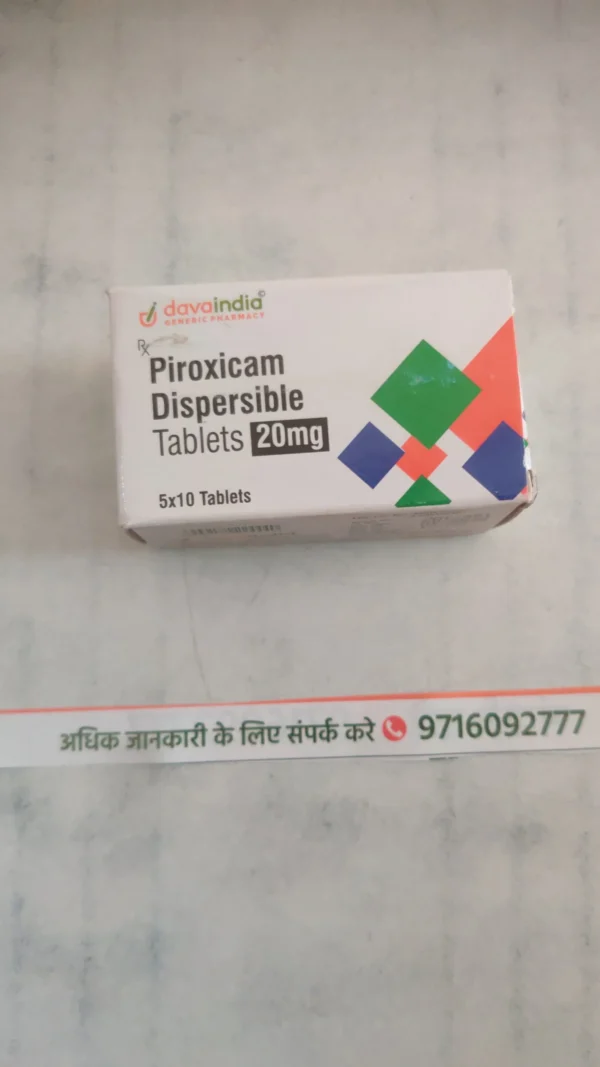 Piroxicam Dispersible Tablets 20mg