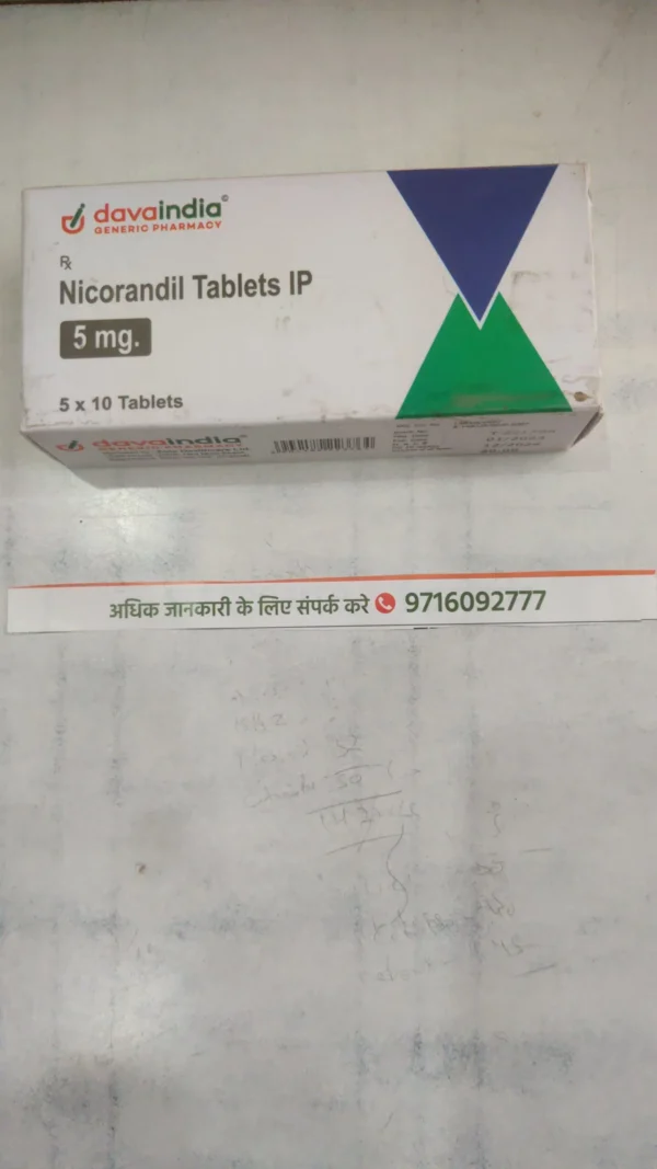 Nicorandil Tablets IP 5 mg