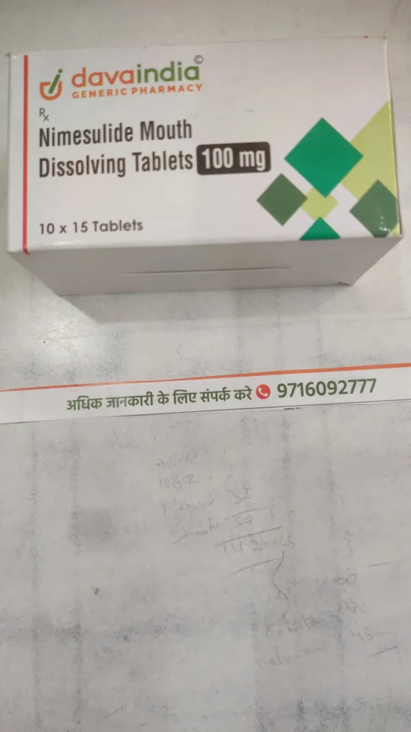 Nimesulide Mouth Dissolving Tablets 100 mg