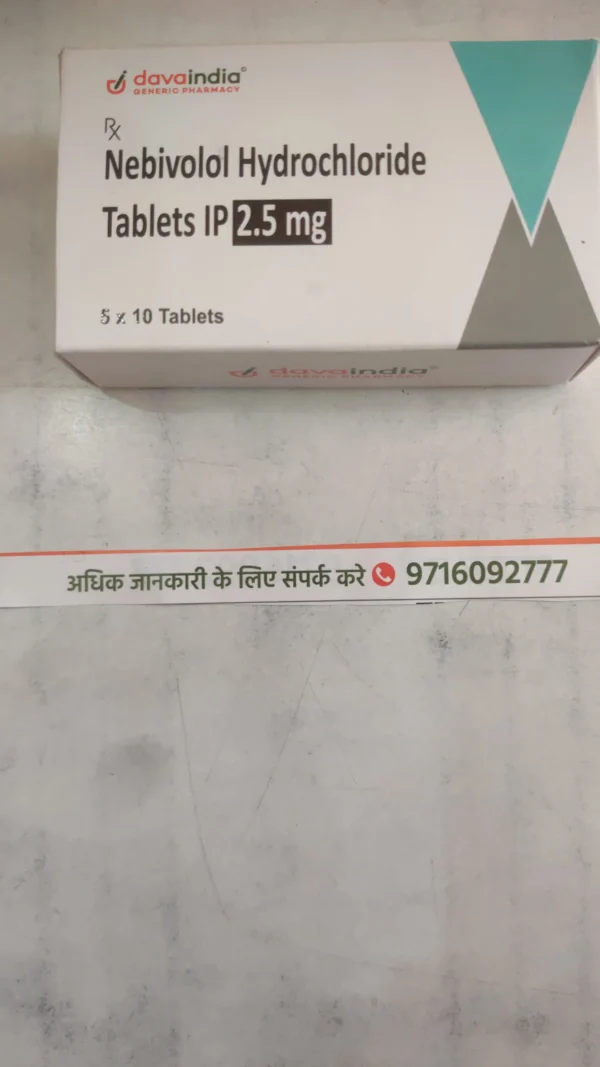 Nebivolol Hydrochloride Tablets IP 2.5 mg