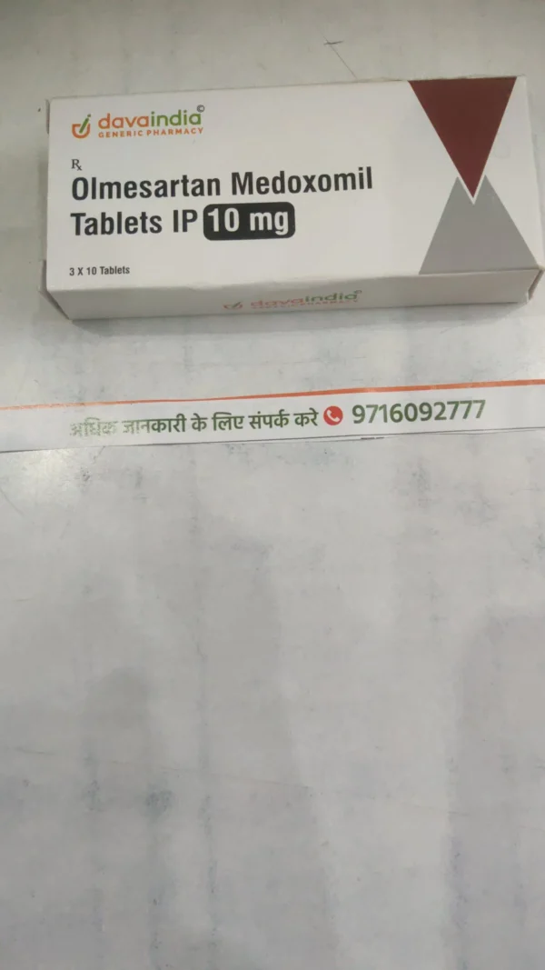 Olmesartan Medoxomil Tablets IP 10 mg
