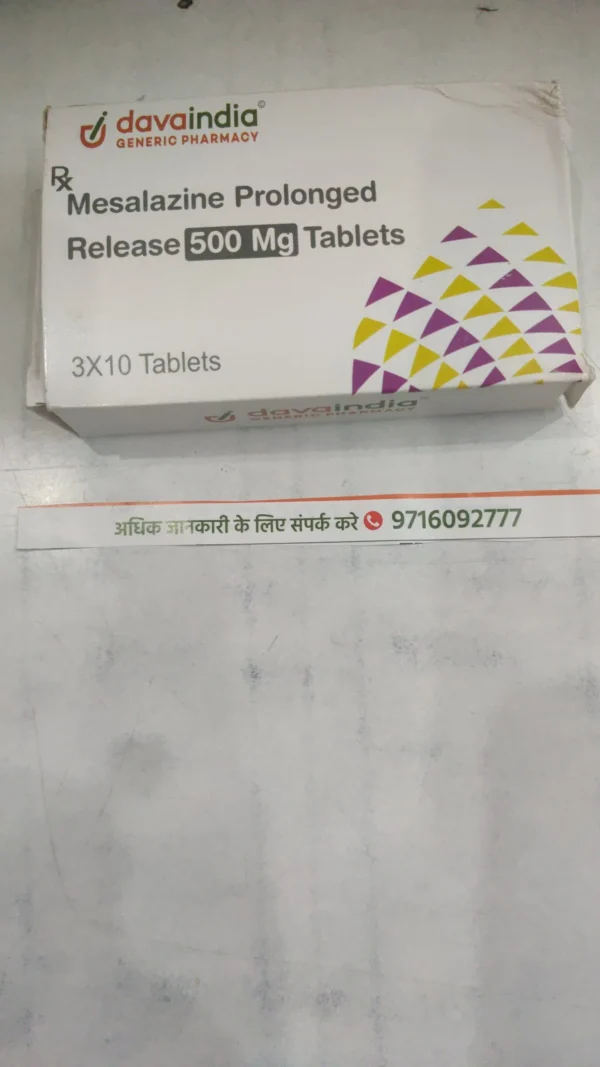 Mesalazine Prolonged Release 500 Mg Tablets