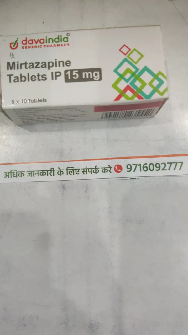 Mirtazapine Tablets IP 15 mg