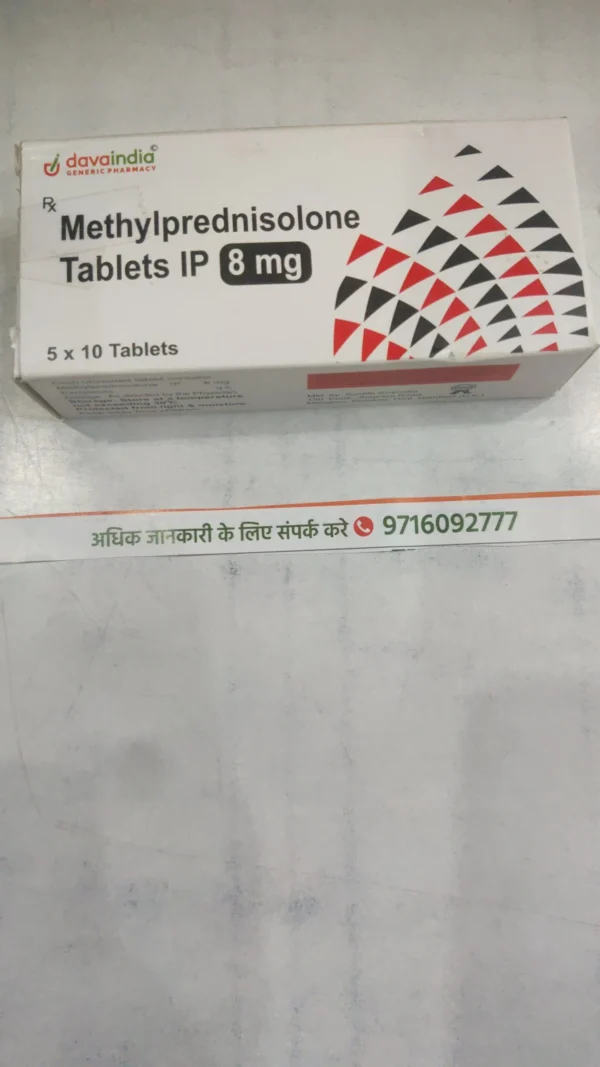 Methylprednisolone Tablets IP 8 mg