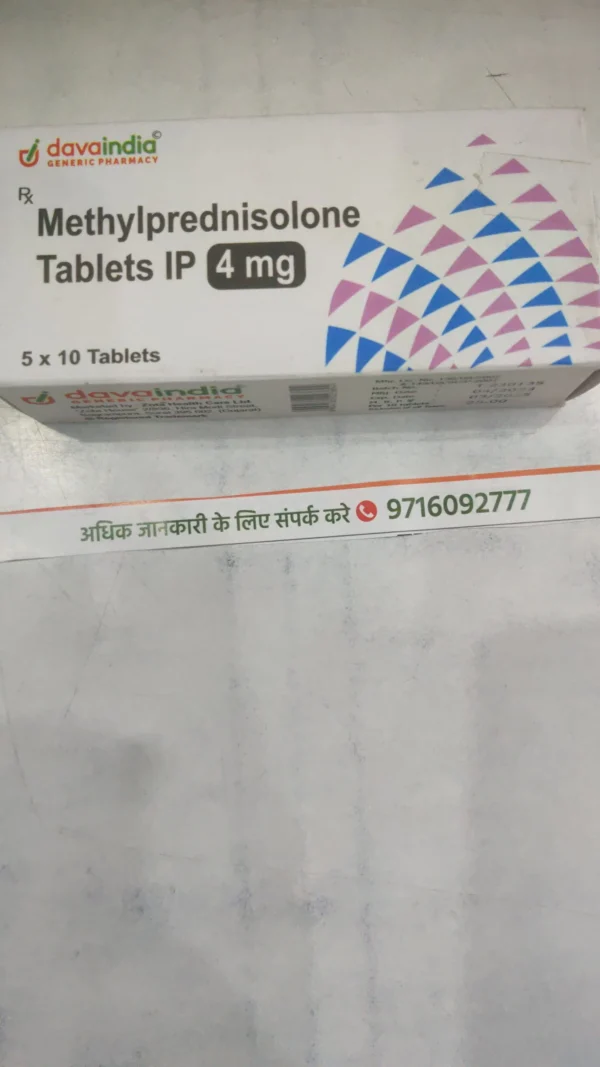 Methylprednisolone Tablets IP 4 mg