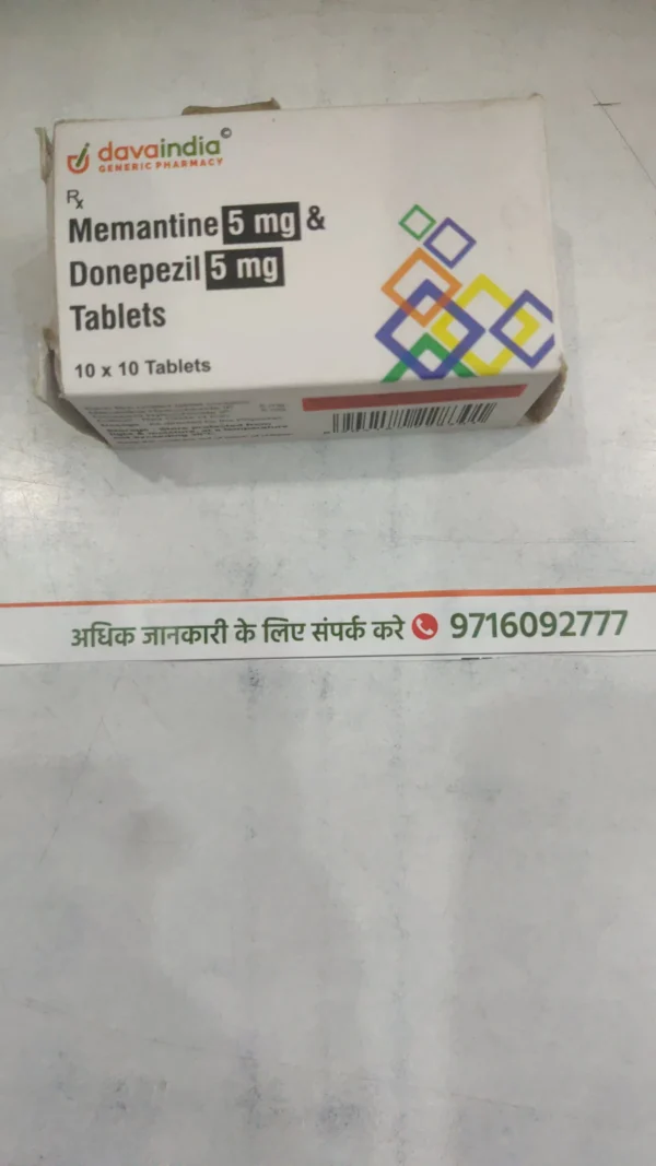 Memantine 5 mg & Donepezil 5 mg Tablets