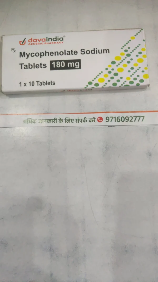 Mycophenolate Mofetil Tablets IP 180 mg