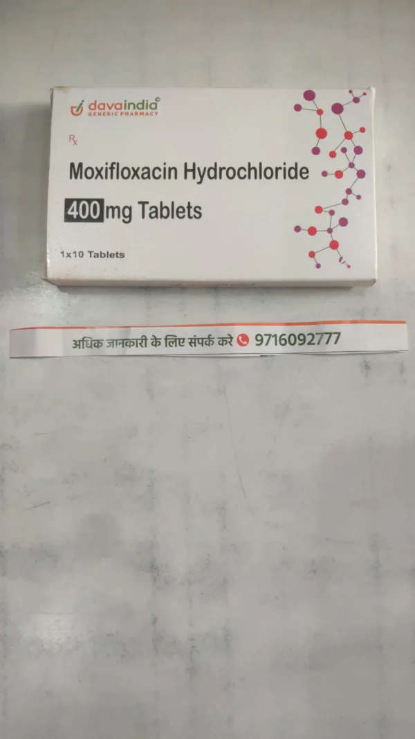 Moxifloxacin Hydrochloride 400 mg Tablets