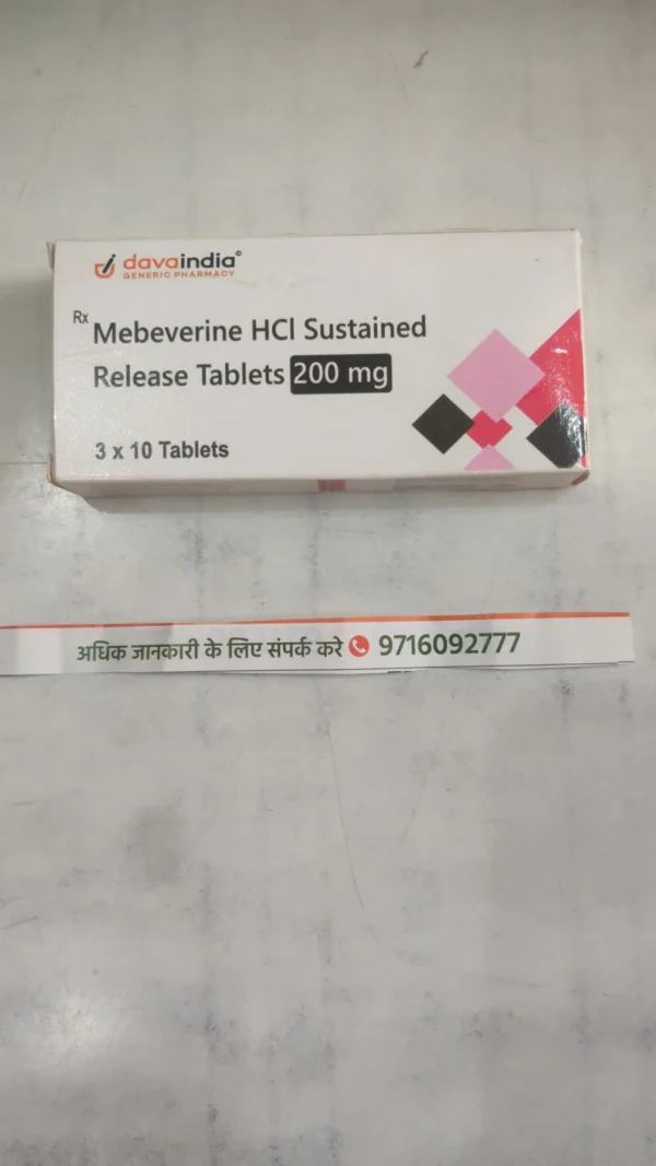 Mebeverine HCl Sustained Release Tablets 200 mg