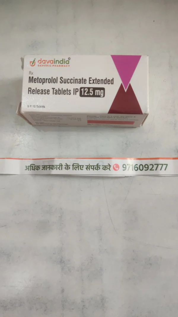 Metoprolol Succinate Extended Release Tablets IP 12.5 mg