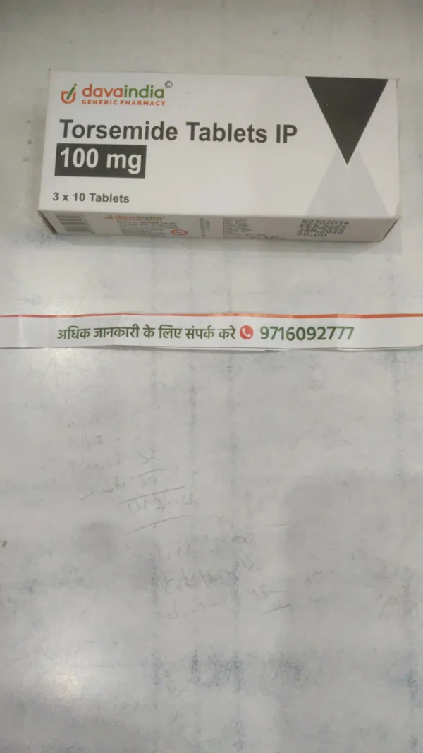 Torsemide Tablets IP 100 mg
