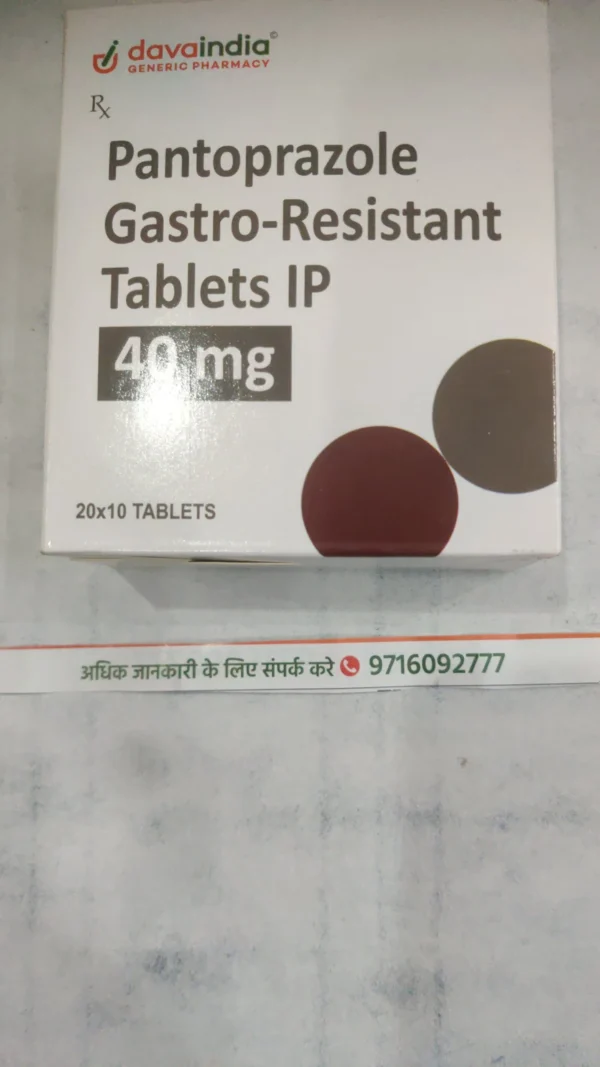Pantoprazole Gastro-Resistant Tablets IP  40 mg