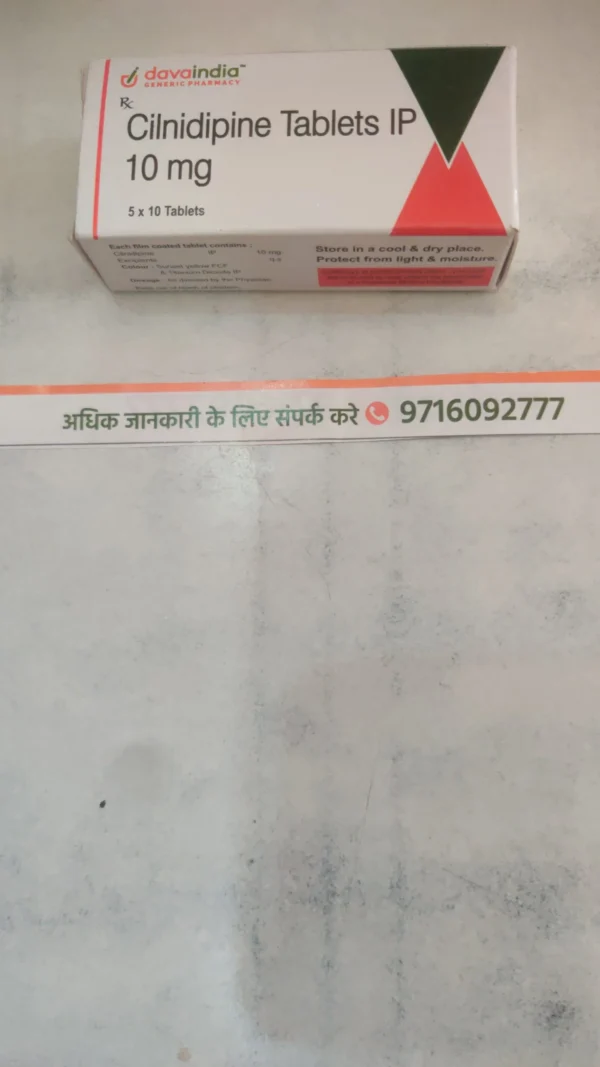 Cilnidipine 10 mg Tablets