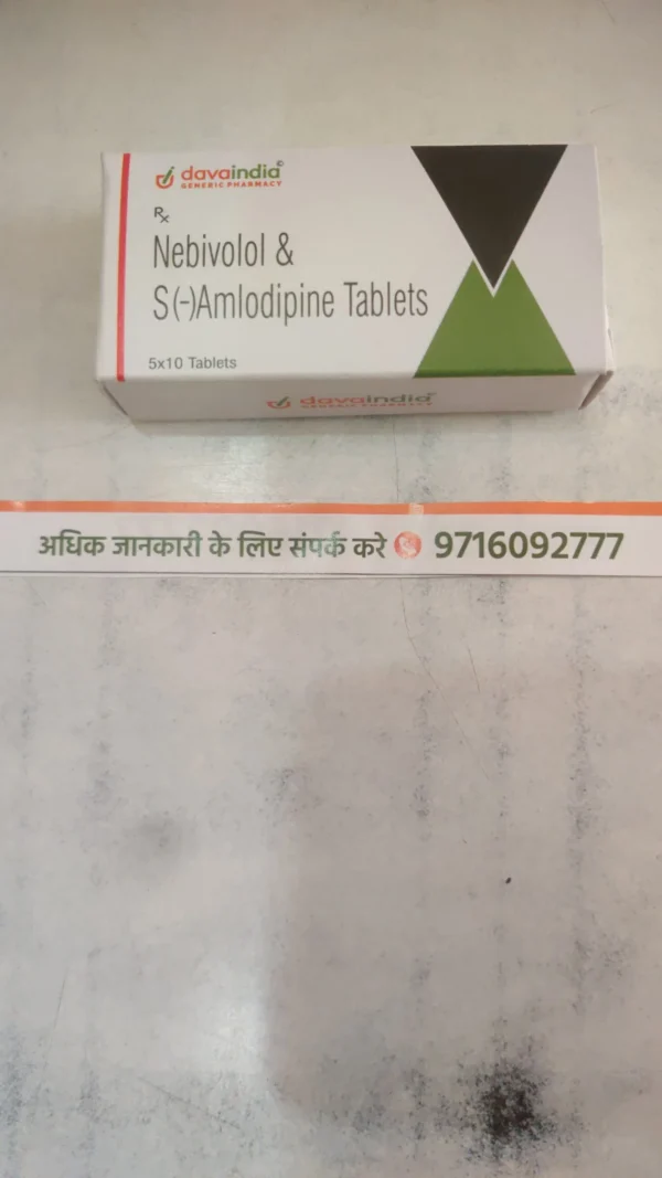 Nebivolol 5 mg & Amlodipine 5 mg Tablet